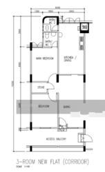 Blk 327 Hougang Avenue 5 (Hougang), HDB 3 Rooms #144028132